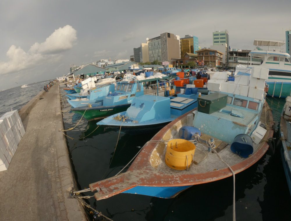In questa foto si vede uno scorcio di Malè, capitale della Maldive.