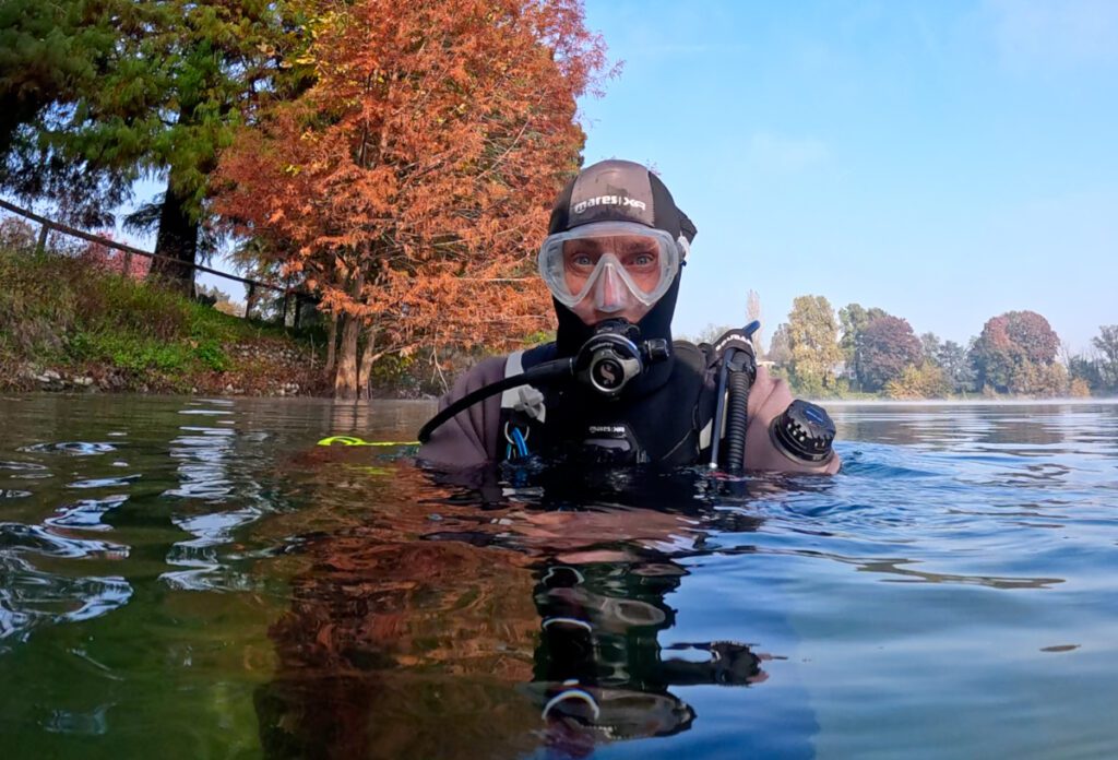 Una vita dedicata alla passione per il mare: testare la GoPro nel Gardanella Lake