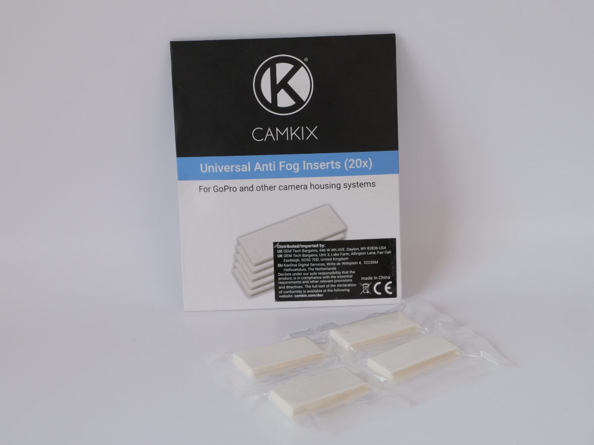 In questa foto si vede una confezione da 20 Inserti Antiappannamento Compatibili con GoPro Hero
