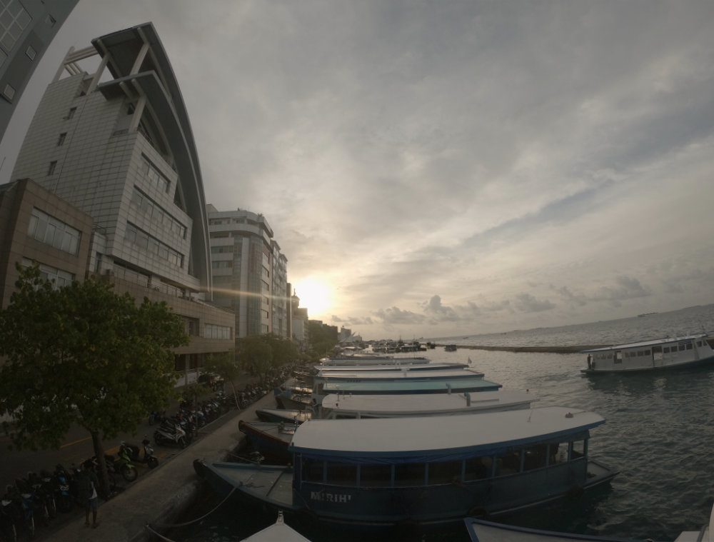 In questa foto si vede uno scorcio di Malè, capitale della Maldive.
