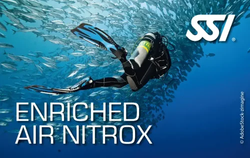 In questa foto si vede il Brevetto Enriched Air Nitrox SSI.